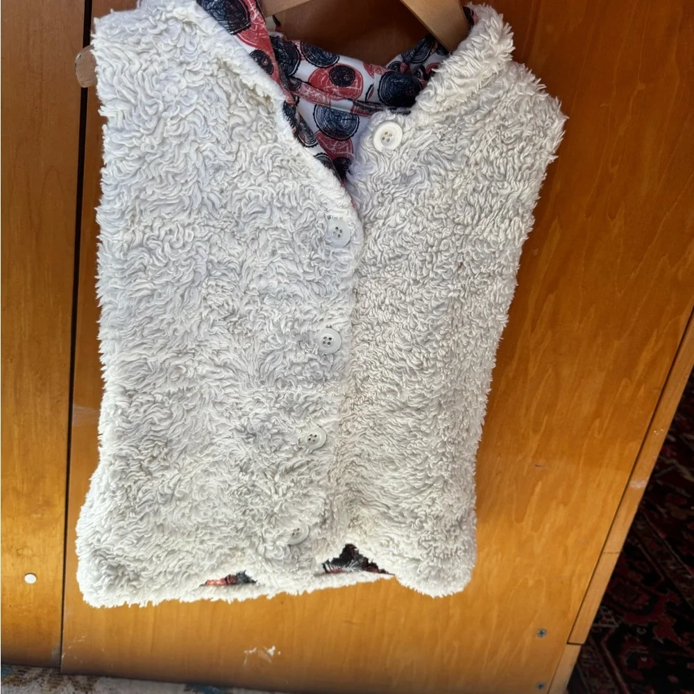 Organic Cotton Sherpa Vest - Reversible for Kids - NEW